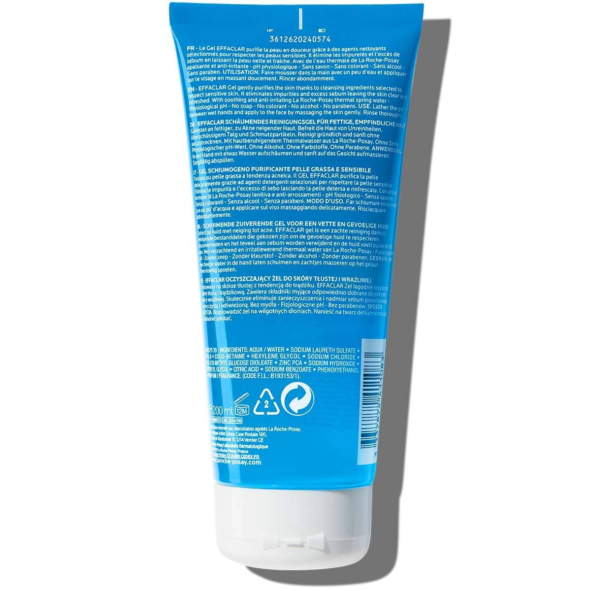 La Roche Posay Ansiktsrengöring Effaclar Cleansing Foaming Gel 200ml 3337