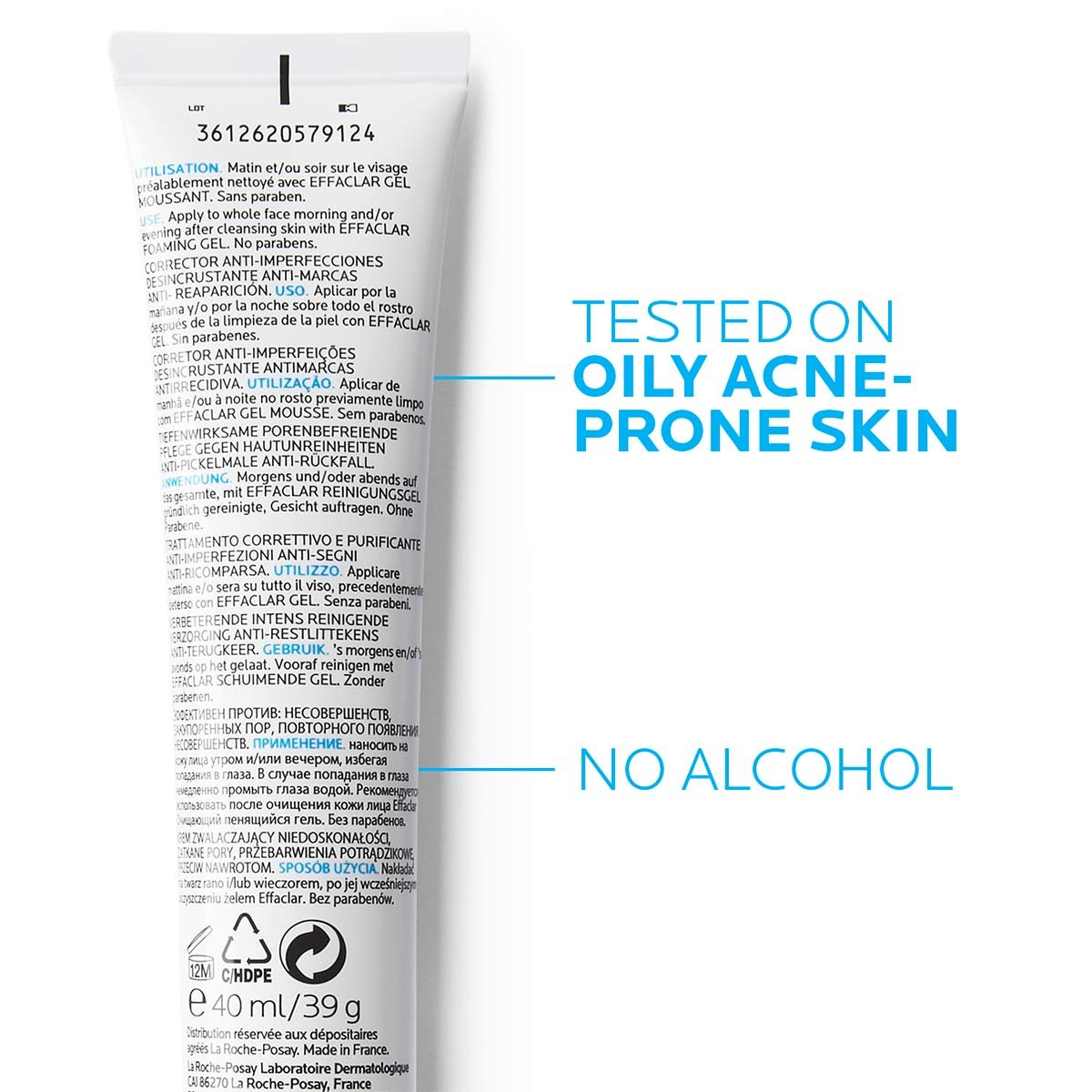 La Roche Posay Produktsida Tendens till akne Effaclar Duo 40ml 3337875598071 Zoom B