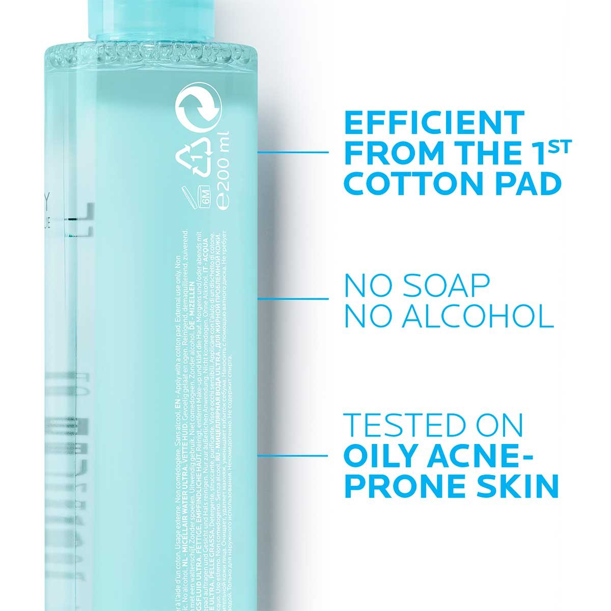 La Roche Posay Produktsida Tendens till akne Effaclar Micellar Water Ultra 200ml 34