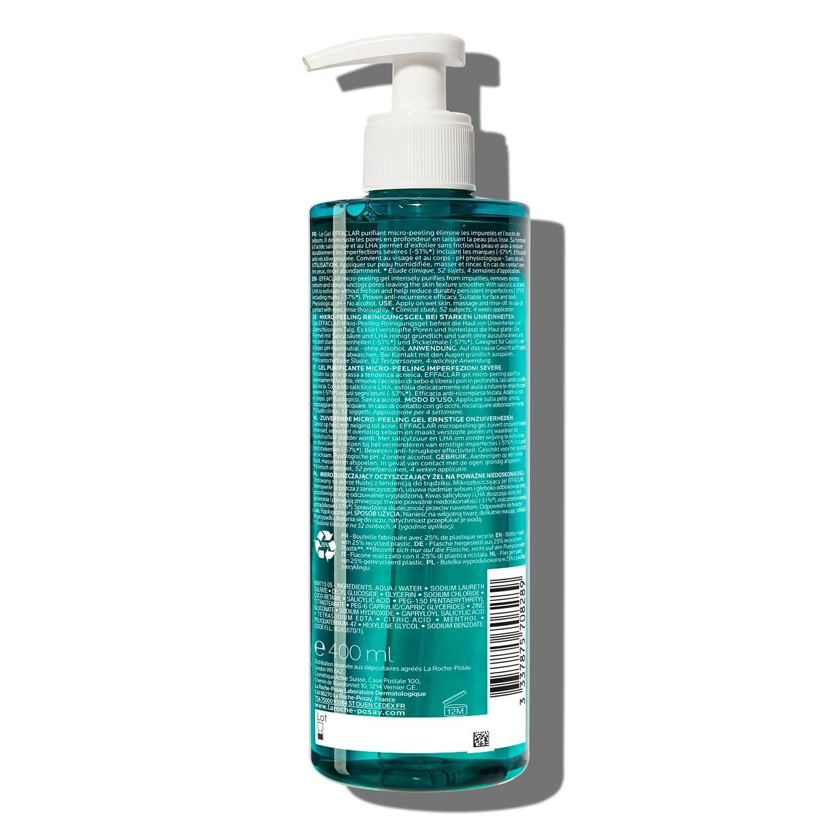Effaclar Micro Peeling Purifying Gel 400ml 2 % Salicylsyra Fet hud BSS